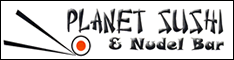 Planet Sushi und Nudel Bar Logo